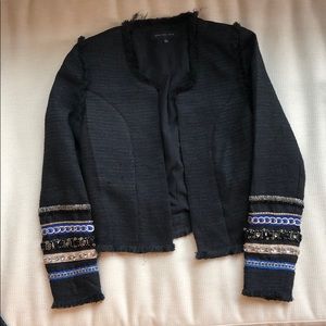 Black embellished jacket blazer